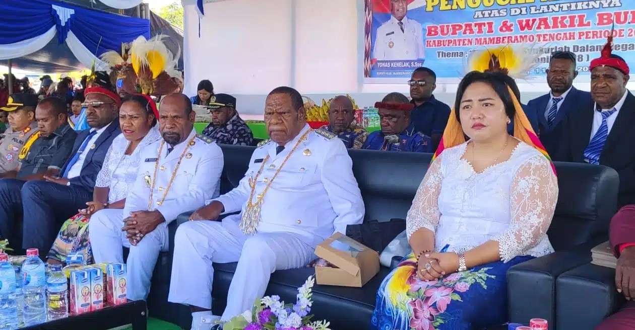 Bupati Yonas Kenelak Ajak Semua Pihak Bersatu Bangun Mamberamo Tengah